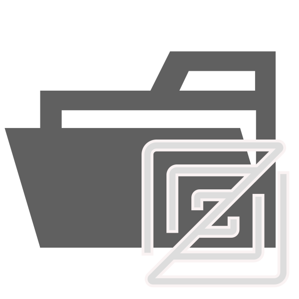 Folder Type Light Zed Opened Vector