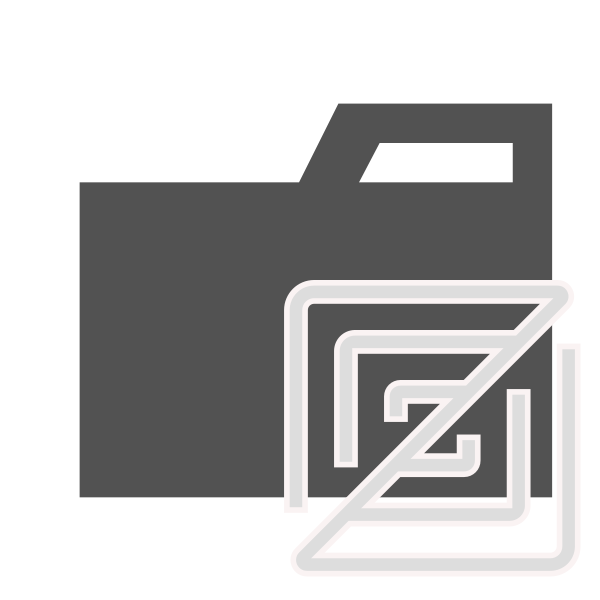 Folder Type Light Zed Vector