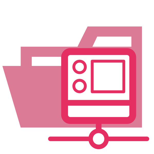Folder Type Middleware Opened Vector
