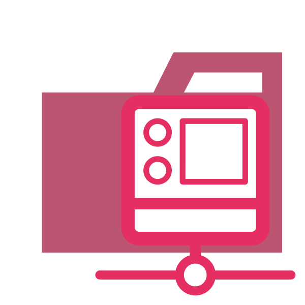 Folder Type Middleware Vector