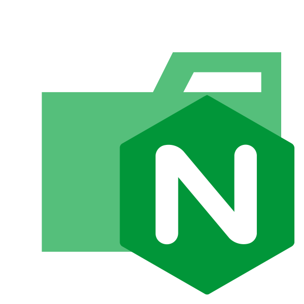 Folder Type Nginx Vector