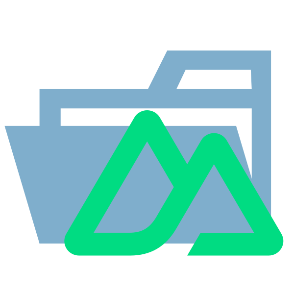 Folder Type Nuxt Opened Vector