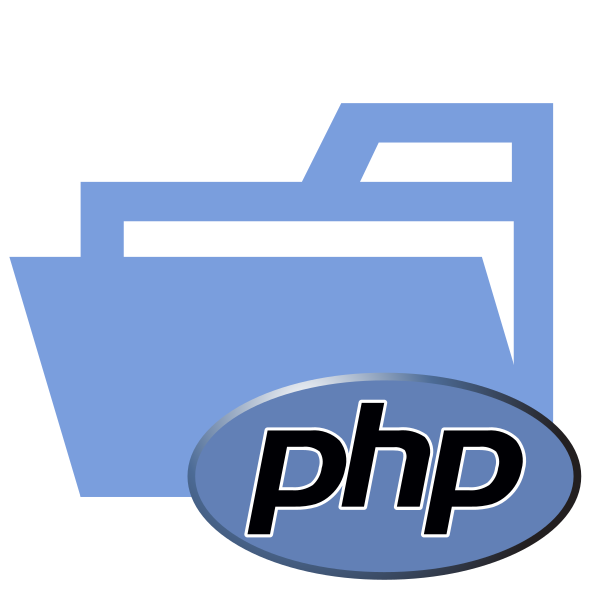 Folder Type Php Opened Vector