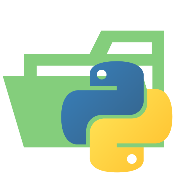 Folder Type Python Opened Vector
