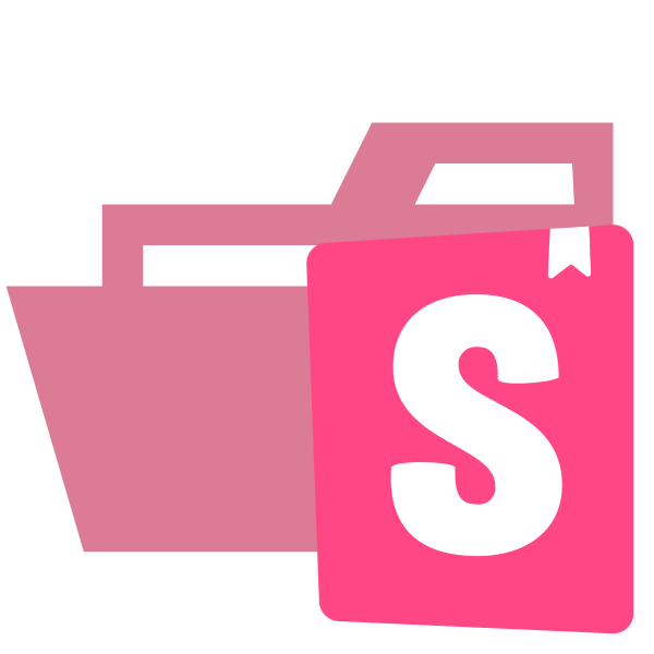 Folder Type Story Opened Vector