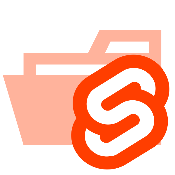 Folder Type Svelte Opened Vector