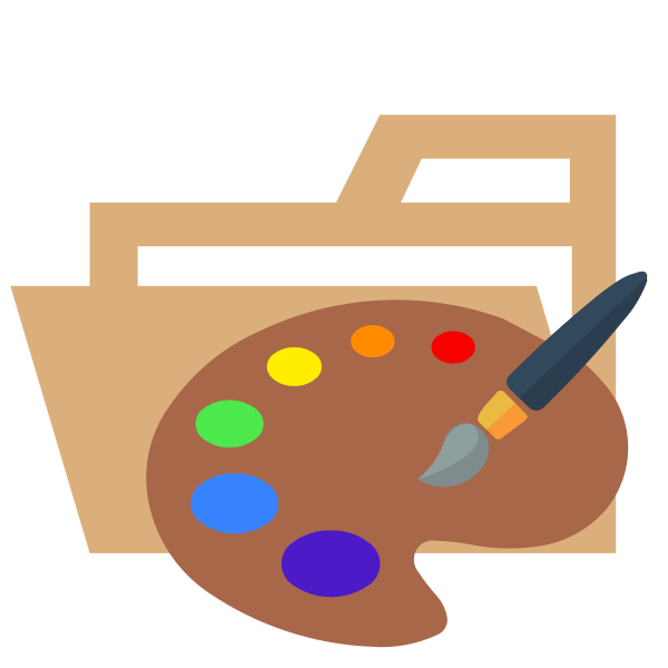 Folder Type Theme Opened Vector