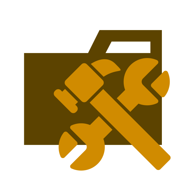 Folder Type Tools Vector