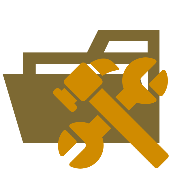 Folder Type Tools Opened