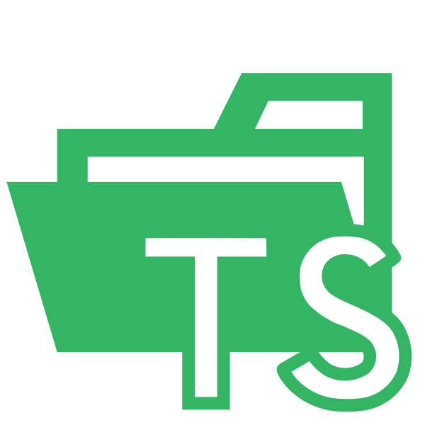 Folder Type Typings Opened Vector