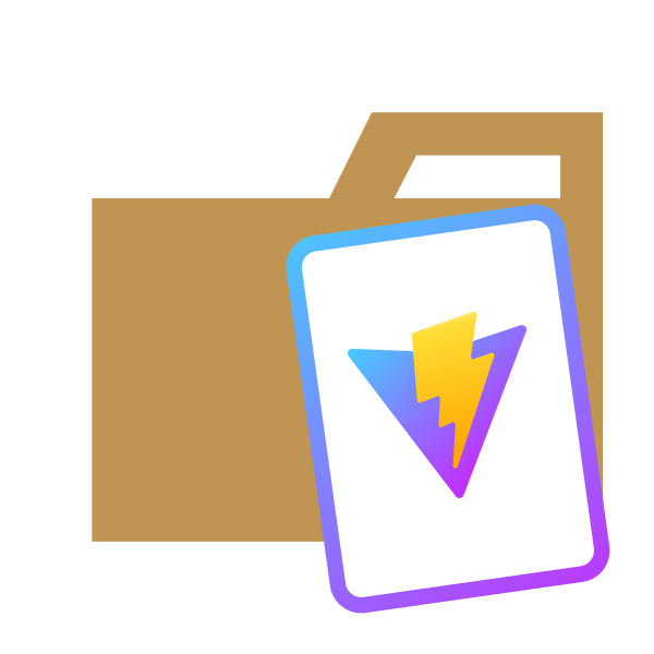Folder Type Vitepress Vector