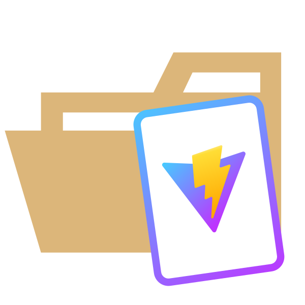 Folder Type Vitepress Opened Vector