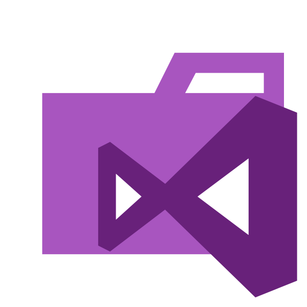 Folder Type Vs2 Vector