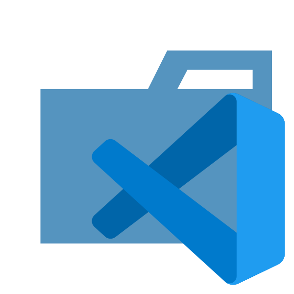 Folder Type Vscode Vector