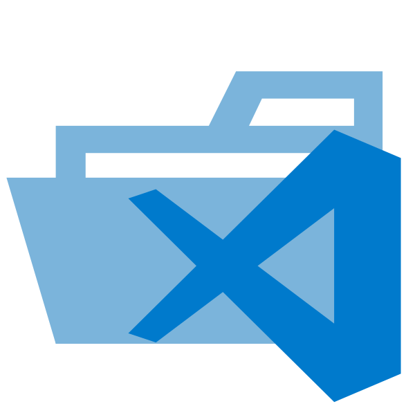 Folder Type Vscode2 Opened Vector