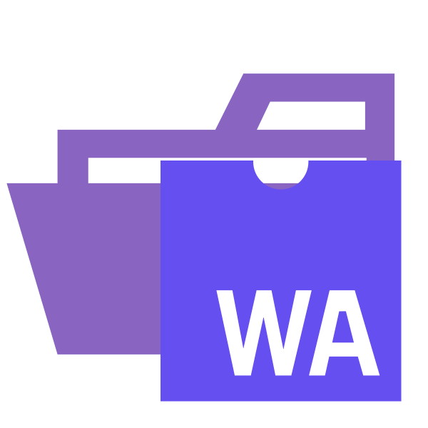 Folder Type Wasm Opened Vector