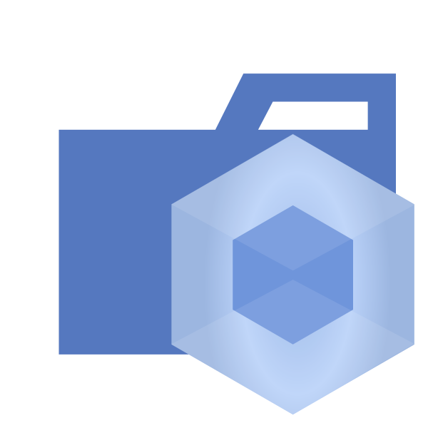 Folder Type Webpack Vector