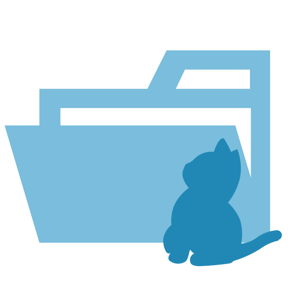 Folder Type Yarn Opened Vector
