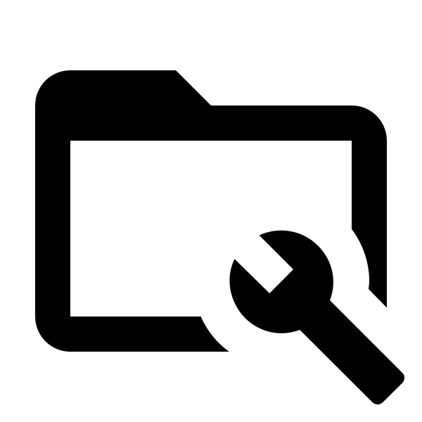 Folder Wrench Outline