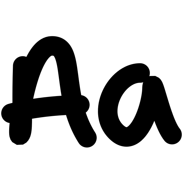 Font Draw Vector