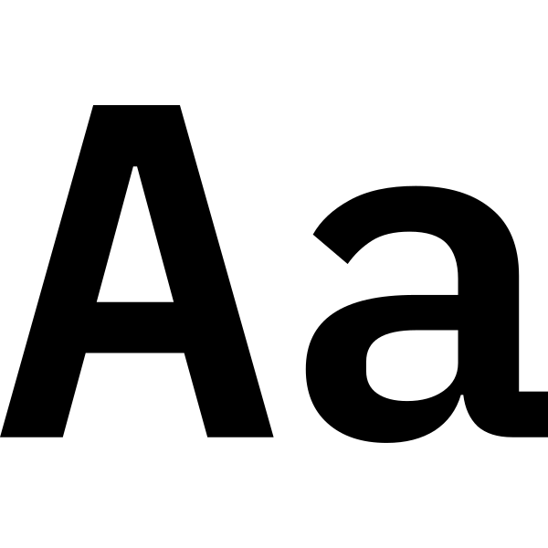 Font Mono Vector