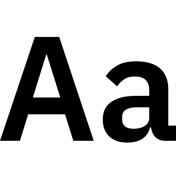 Font Sans Vector