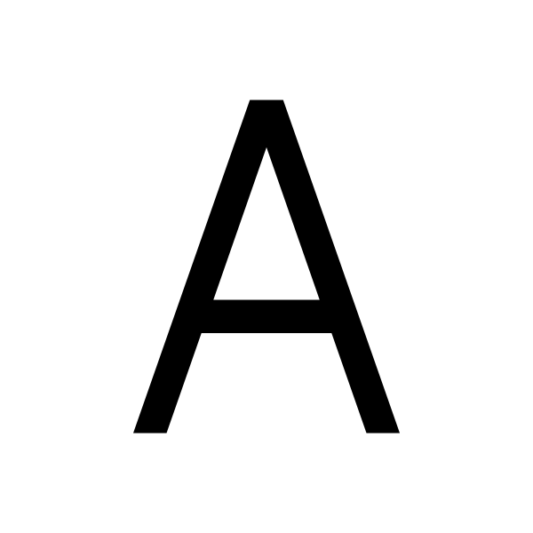 Font Solid Vector
