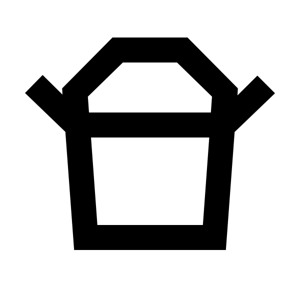 Food Takeout Box Outline