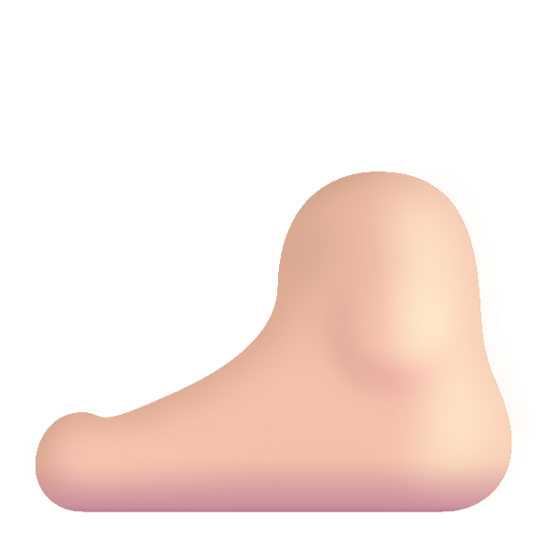 Foot Color Light Vector