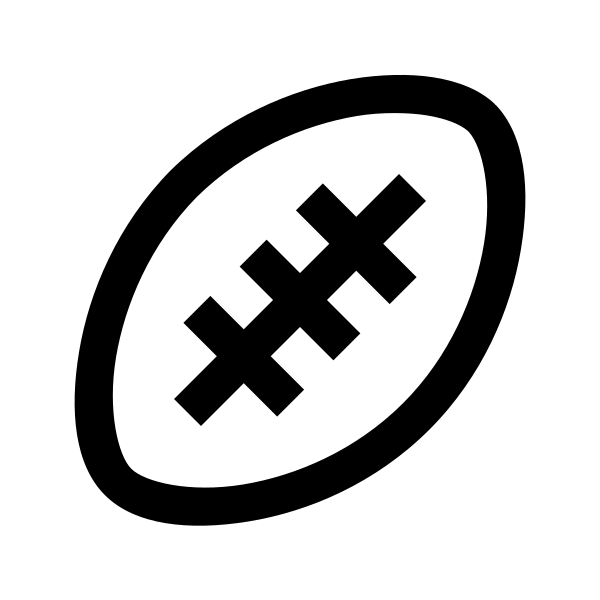 Football Ball Solid Vector
