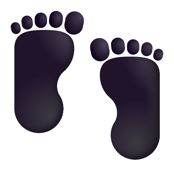 Footprints Color Vector