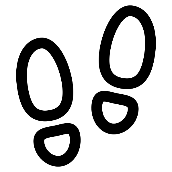 Footsteps Outline