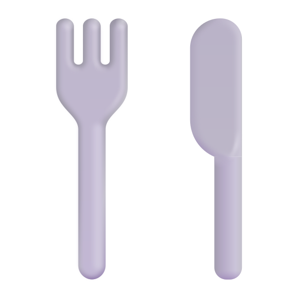 Fork And Knife Color Vector