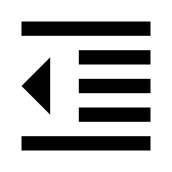 Format Indent Decrease