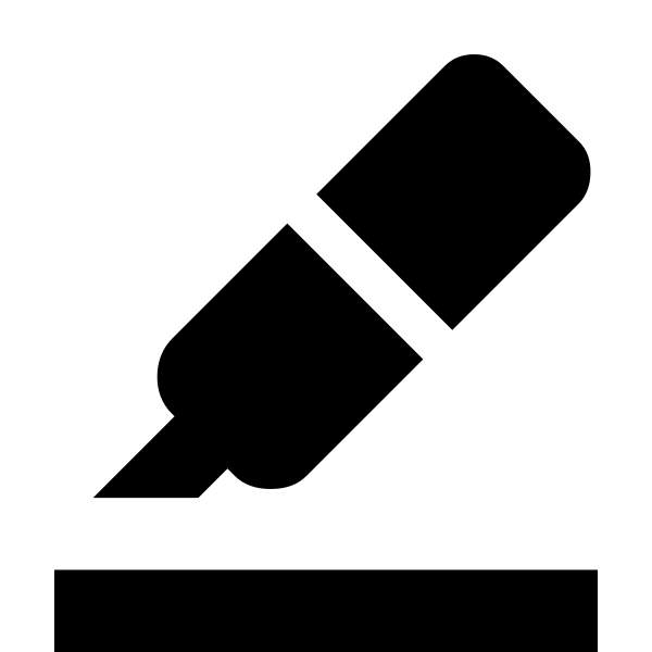 Format Ink Highlighter Fill