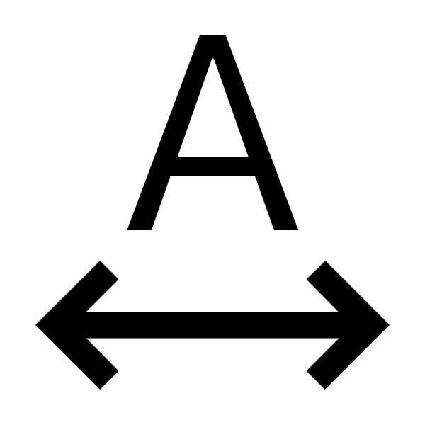 Format Letter Spacing 2 Fill