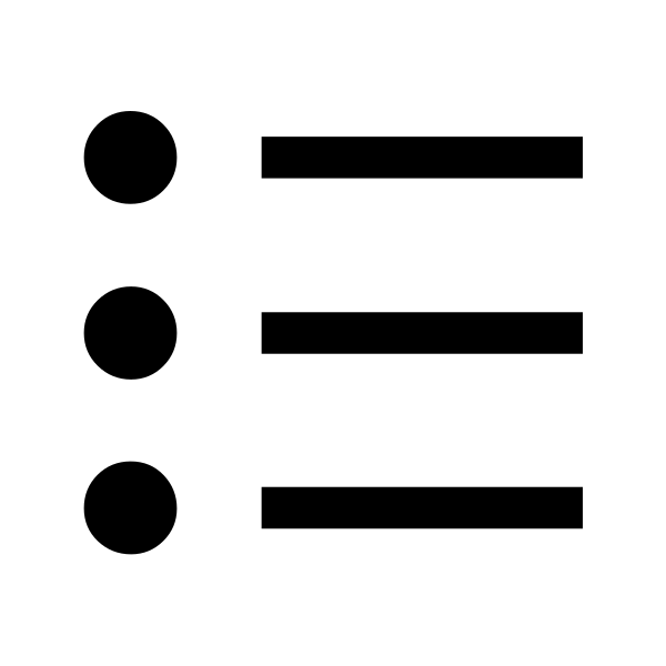 Format List Bulleted Fill