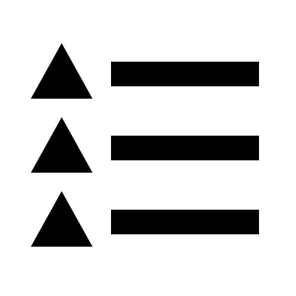 Format List Bulleted Triangle