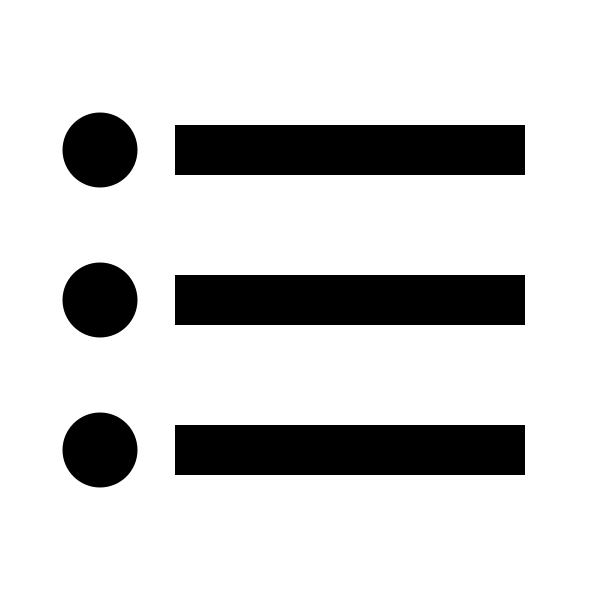 Format List Bulleted