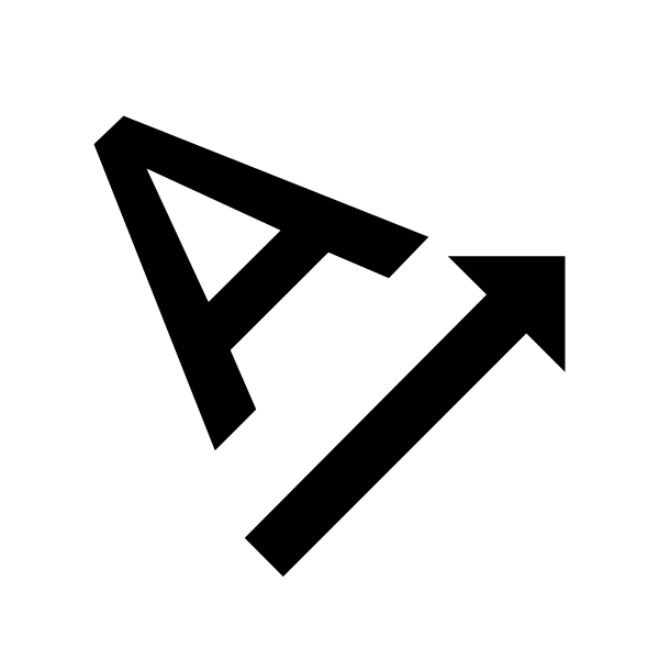 Format Text Rotation Angle Up