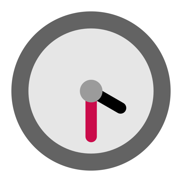 Four Thirty Flat Vector