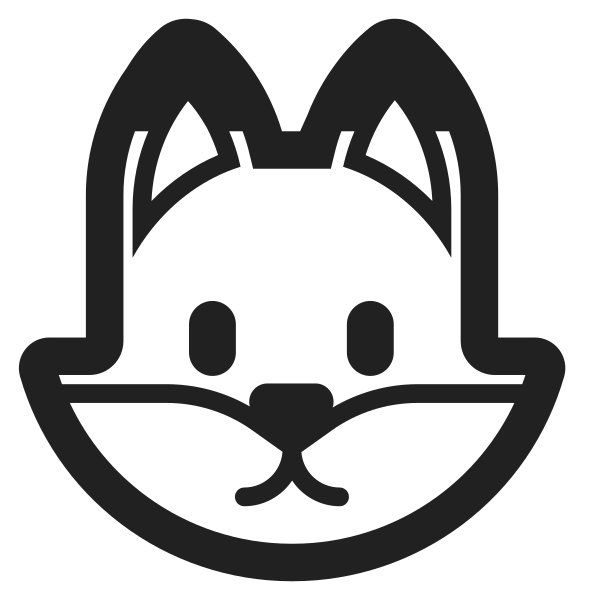 Fox High Contrast Vector