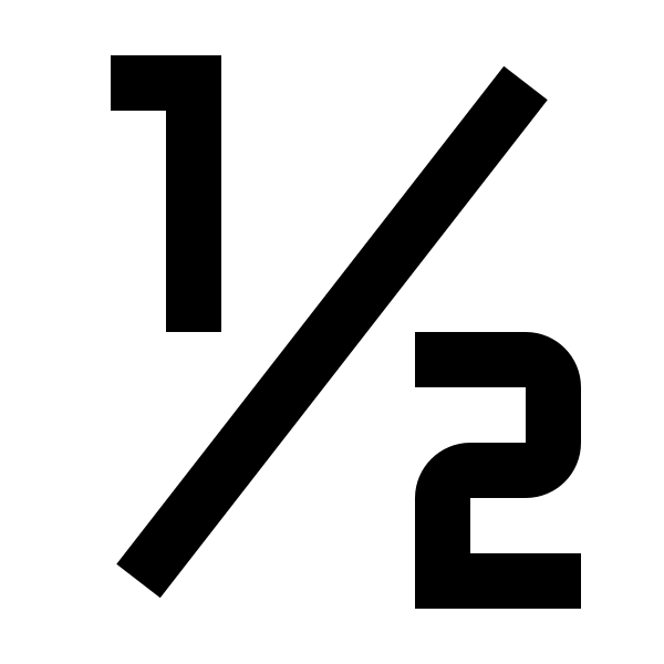 Fraction One Half
