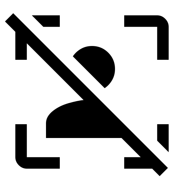 Frame Person Off Fill