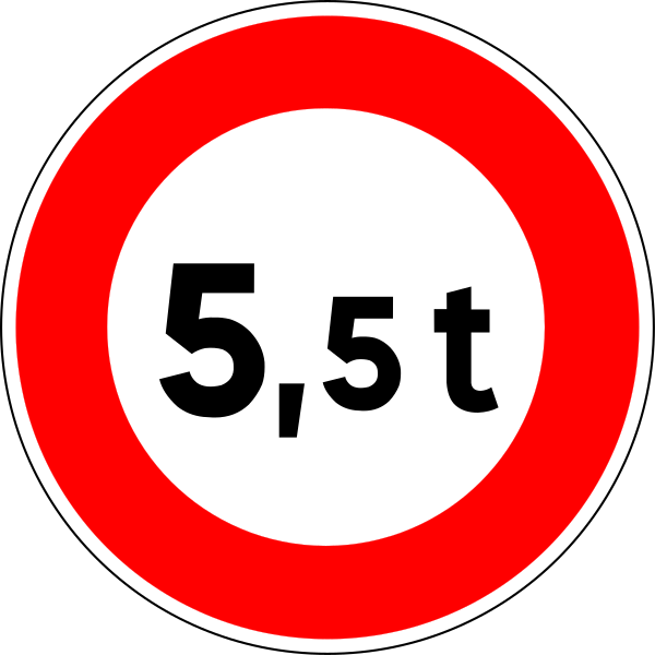 France Road Sign B13