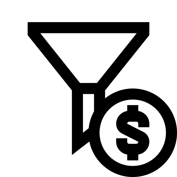 Funnel Dollar Solid