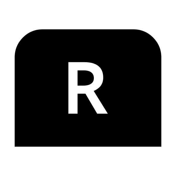 Game Button R Fill