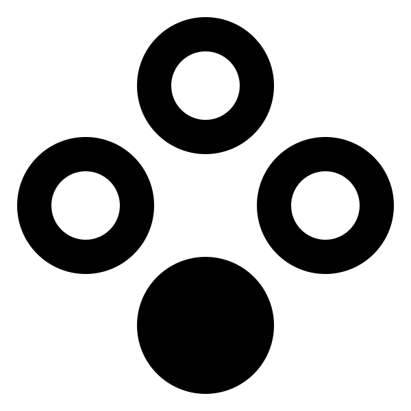 Gamepad Circle Down