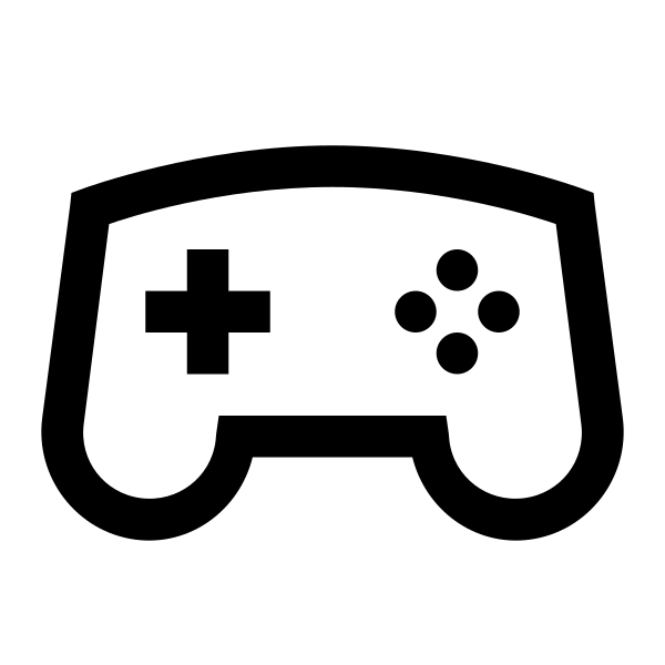 Gamepad Solid Vector