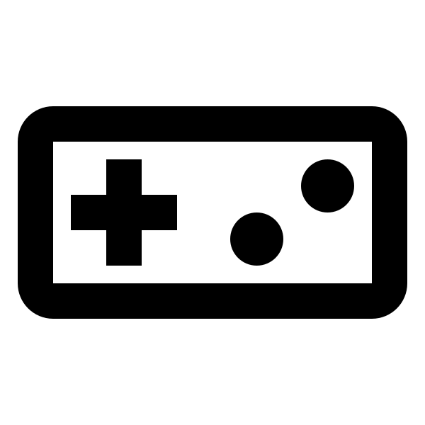 Gamepad Square Outline